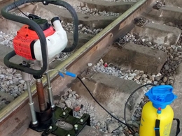 Concrete Sleeper Bolt Drilling Machine