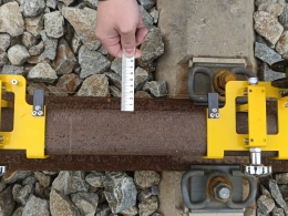 100m Magnetic Rail Curve Versine Measuring Tool